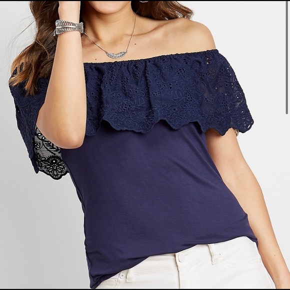 NEW! Off the Shoulder Maurices Top - Picture 8 of 10